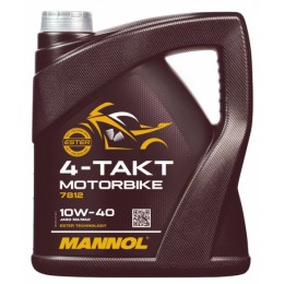 4L - 4TAKT MOTORBIKE 10w40 MANNOL 7812 moticiklu motoreļļa